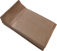 Набор бумажных пакетов Gecko Бун Лигапак с плоским дном 200x90x350 (100шт, крафт) - 