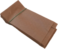 Набор бумажных пакетов Gecko Бун Лигапак с плоским дном 100x50x200 (100шт, крафт) - 