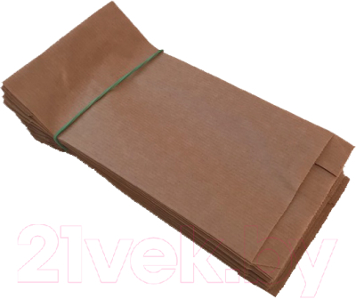 Набор бумажных пакетов Gecko Бун Лигапак с плоским дном 100x50x200 (100шт, крафт)