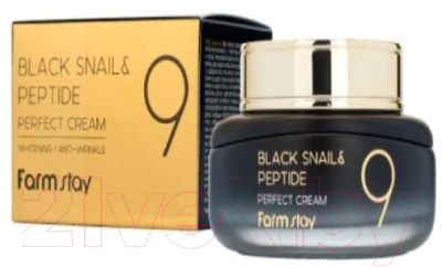Крем для лица FarmStay Black Snail & Peptide9 Perfect Cream (55мл)
