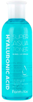 Тонер для лица FarmStay Hyaluronic Acid Super Aqua Toner (200мл)