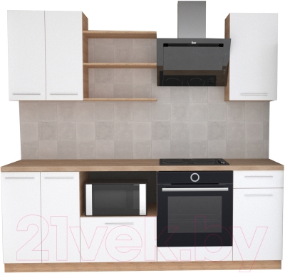 

Готовая кухня Primebeli, Агата Стандарт 1.6 + шкаф под духовку