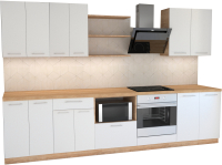 

Готовая кухня Primebeli, Агата Стандарт 2.6 + шкаф под духовку