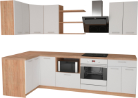 

Готовая кухня Primebeli, Агата Стандарт 1.2x2.2 левая + шкаф под духовку