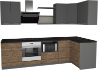 

Готовая кухня Primebeli, Агата Стандарт 1.2x2.2 правая + шкаф под духовку