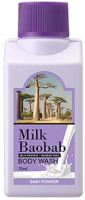 

Гель для душа Milk Baobab, Body Wash Baby Powder Travel Edition