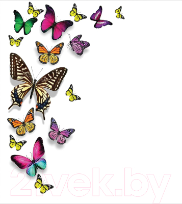 Наволочка декоративная JoyArty Вихрь из бабочек / sl_15890