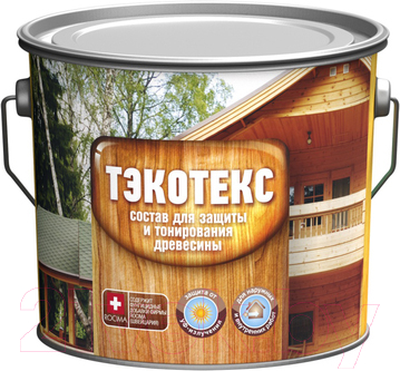 

Защитно-декоративный состав Ярославские краски, Коричневый, Тэкотекс
