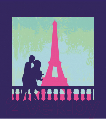 Наволочка декоративная JoyArty Поцелуй в Париже / sl_10025R