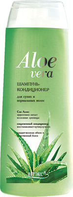 Шампунь-кондиционер для волос Витэкс Aloe Vera для сухих и нормальных волос (500мл) - 