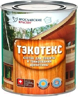 

Защитно-декоративный состав Ярославские краски, Оранжевый, Тэкотекс