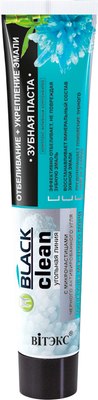 

Зубная паста, Black Clean Отбеливание+укрепление эмали