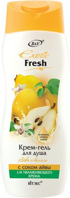 

Гель для душа, Exotic Fresh Крем-гель Айва и Ваниль