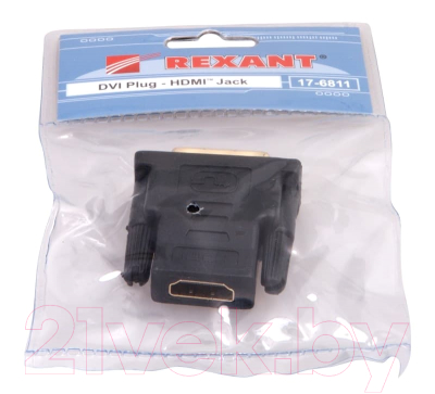 Кабель/переходник Rexant DVI-I HDMI / 17-6811