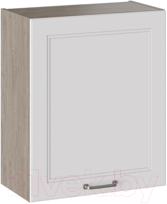 Шкаф навесной для кухни ТриЯ Одри В_72-60_1ДР (белый софт)