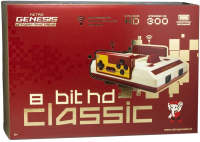 Игровая приставка Retro Genesis 8 Bit HD Classic + 300 игр (белый) - 