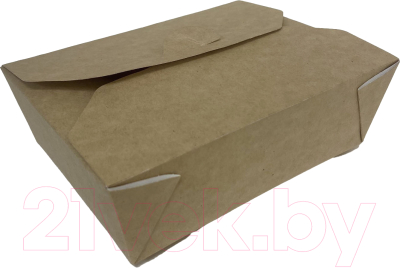 Набор коробок упаковочных для еды Gecko Eco Fold Box 900 (60шт, крафт)