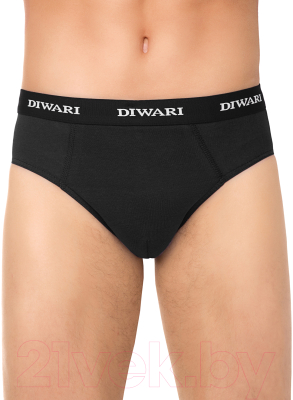 Трусы мужские Diwari Slip MSL 148 (р-р 110-114, черный)