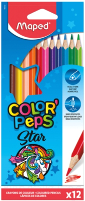 Набор цветных карандашей Maped Color Peps / 183212 (12шт)