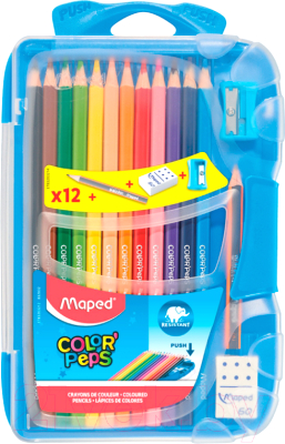 Набор цветных карандашей Maped Color Peps / 832032 (12шт)