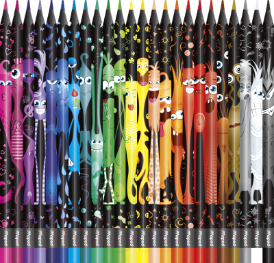 Набор цветных карандашей Maped Color Peps Monster / 862624 (24шт)