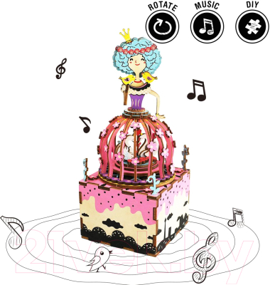 Музыкальная шкатулка Robotime Принцесса / AM405