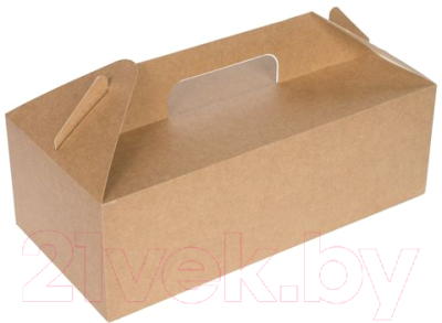 

Набор коробок упаковочных для еды Krafteco, Eco Box With Handle 4000
