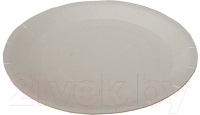 Набор одноразовых тарелок Krafteco Basic 15 мелованная (100шт)