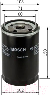 Масляный фильтр Bosch 0986452063