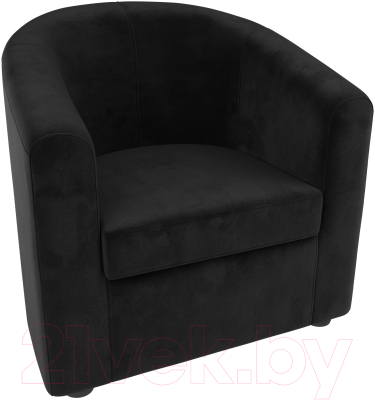 Кресло мягкое Mebelico Норден 289 / 109052 (велюр, черный)