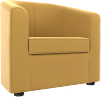 Кресло мягкое Mebelico Норден 289 / 109054 (микровельвет, желтый) - 