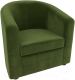 Миниатюра изображения товара Кресло мягкое Mebelico Норден 289 / 109055 (микровельвет, зеленый)