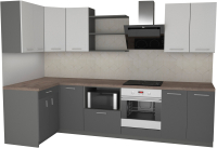 

Готовая кухня Primebeli, Агата Стандарт 1.2x2.4 левая + шкаф под духовку