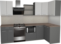 

Готовая кухня Primebeli, Агата Стандарт 1.2x2.2 правая