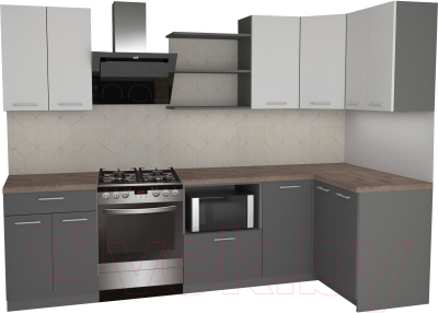 

Готовая кухня Primebeli, Агата Стандарт 1.2x2.2 правая