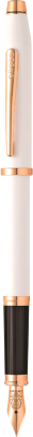 Ручка перьевая имиджевая Cross Century II Pearlescent White Lacquer / AT0086-113MF (жемчужный белый)