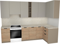 

Готовая кухня Primebeli, Николь Premium 1.2x2.2 правая
