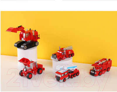 Робот-трансформер Miniso Кран SY6278A-4 / 8004 (красный)