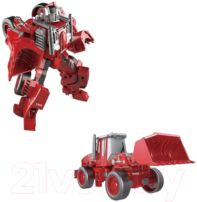 Робот-трансформер Miniso Бульдозер SY6278A-2 / 2223 (красный)