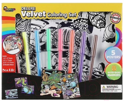 

Набор для творчества Miniso, Velvet Coloring Set. Сказка / 4776
