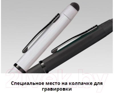 Изображение товара Ручка шариковая имиджевая Cross Tech3+ Brushed Black / AT0090-19 (черный)