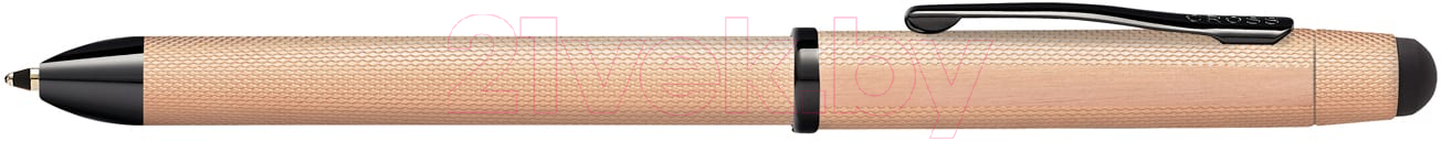 Ручка шариковая имиджевая Cross Tech3+ Rose Gold PVD / AT0090-20 (золото) — фото 2