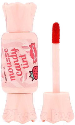 Тинт для губ The Saem Saemmul Mousse Candy Tint 02 Strawberry Mousse  (8г)