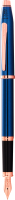 Ручка перьевая имиджевая Cross Century II Translucent Cobalt Blue Lacquer / AT0086-138MF (синий) - 