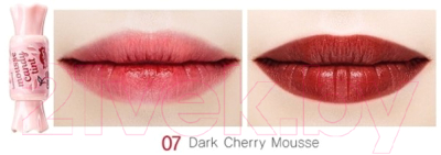 Тинт для губ The Saem Saemmul Mousse Candy Tint 07 Dark Cherry Mousse (8г)