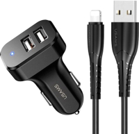 

Зарядное устройство автомобильное, US-CC087 C13 + кабель Lightning / NTU35LC13TZ