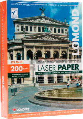 Фотобумага Lomond A4, 200г/м2, 250л / 0300341 (матовая) -