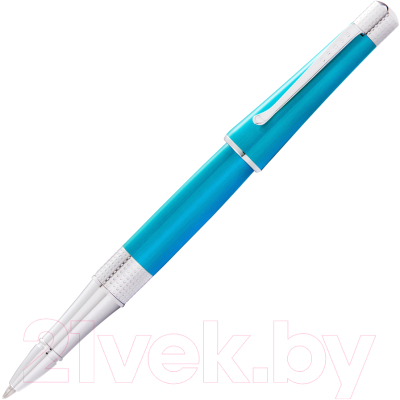 Ручка-роллер имиджевая Cross Beverly Teal Lacquer / AT0495-28 (бирюзовый)