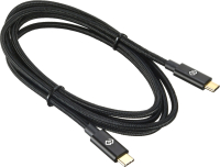 Кабель Digma Power Delivery 100W USB Type-C (m)-USB Type-C (m) / 1080466 (1.5м, черный) - 