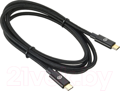 Кабель Digma Power Delivery 100W USB Type-C (m)-USB Type-C (m) / 1080466 (1.5м, черный)